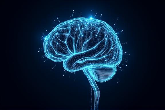 Abstract neural network visualization representing AI prediction