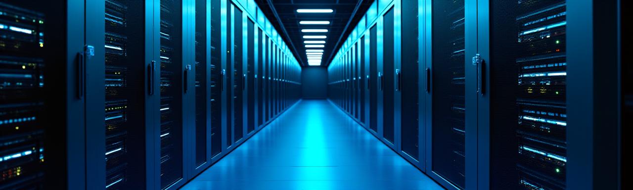 Secure server room representing data protection