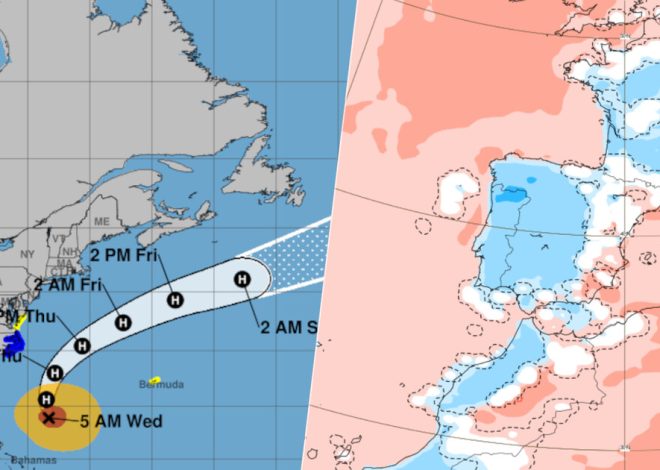 AEMET ha dado ya por concluida la ola de calor. Ahora los expertos miran al huracán Erin para saber si el frío aguantará